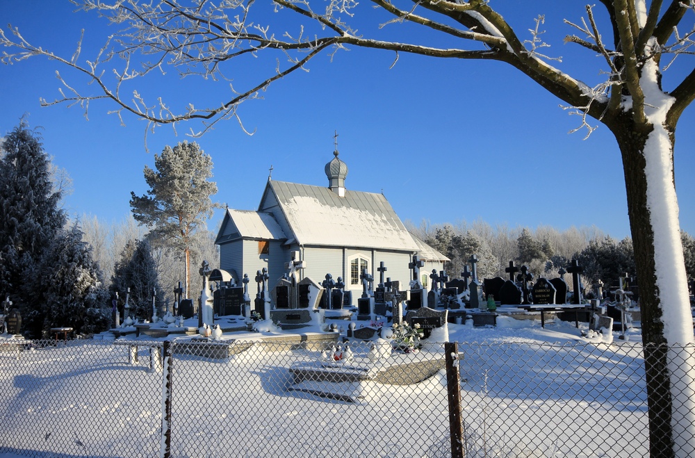 Cementary chapel in Morze