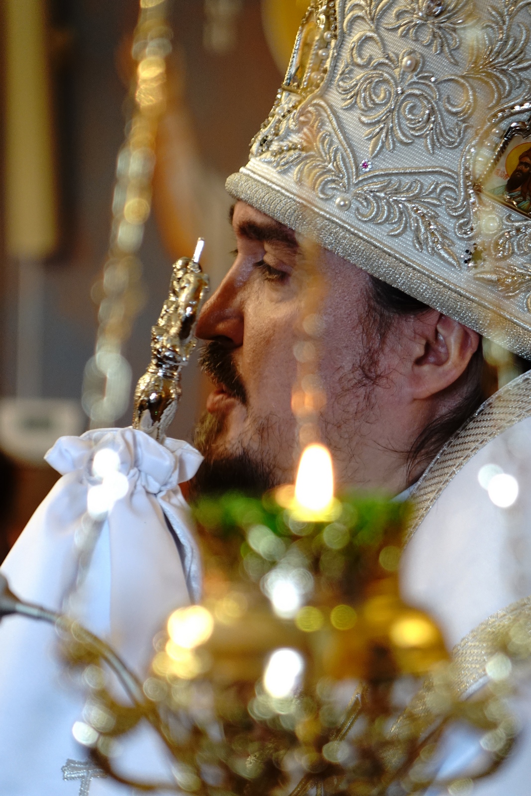 Archbishop George of Wroclaw and Szczecin preaching in Grabarka cnvent