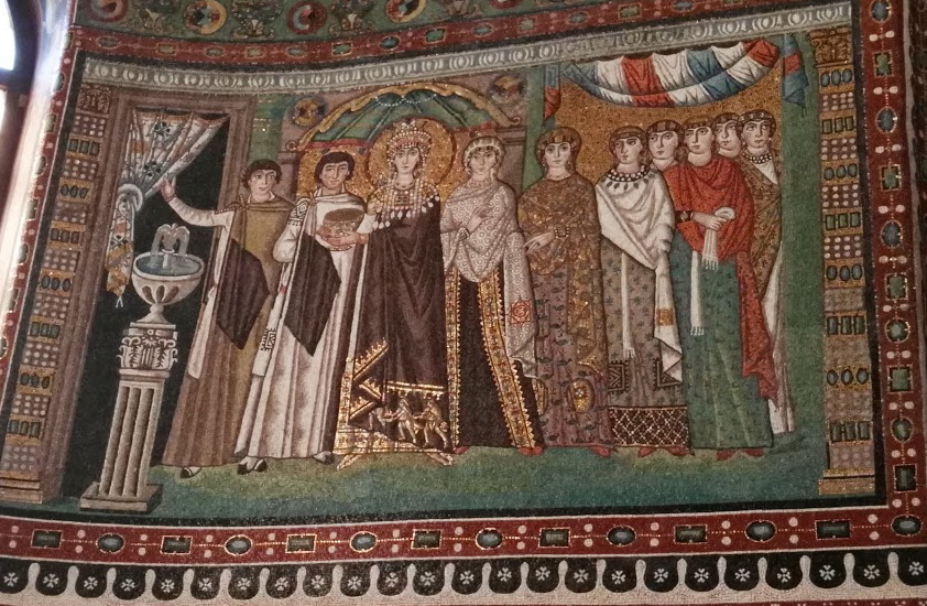 Emperess Theodora and her court