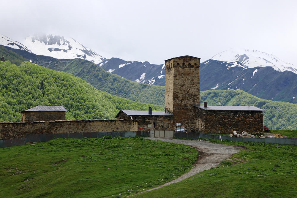 The Orthodox monastery in Uzhuli