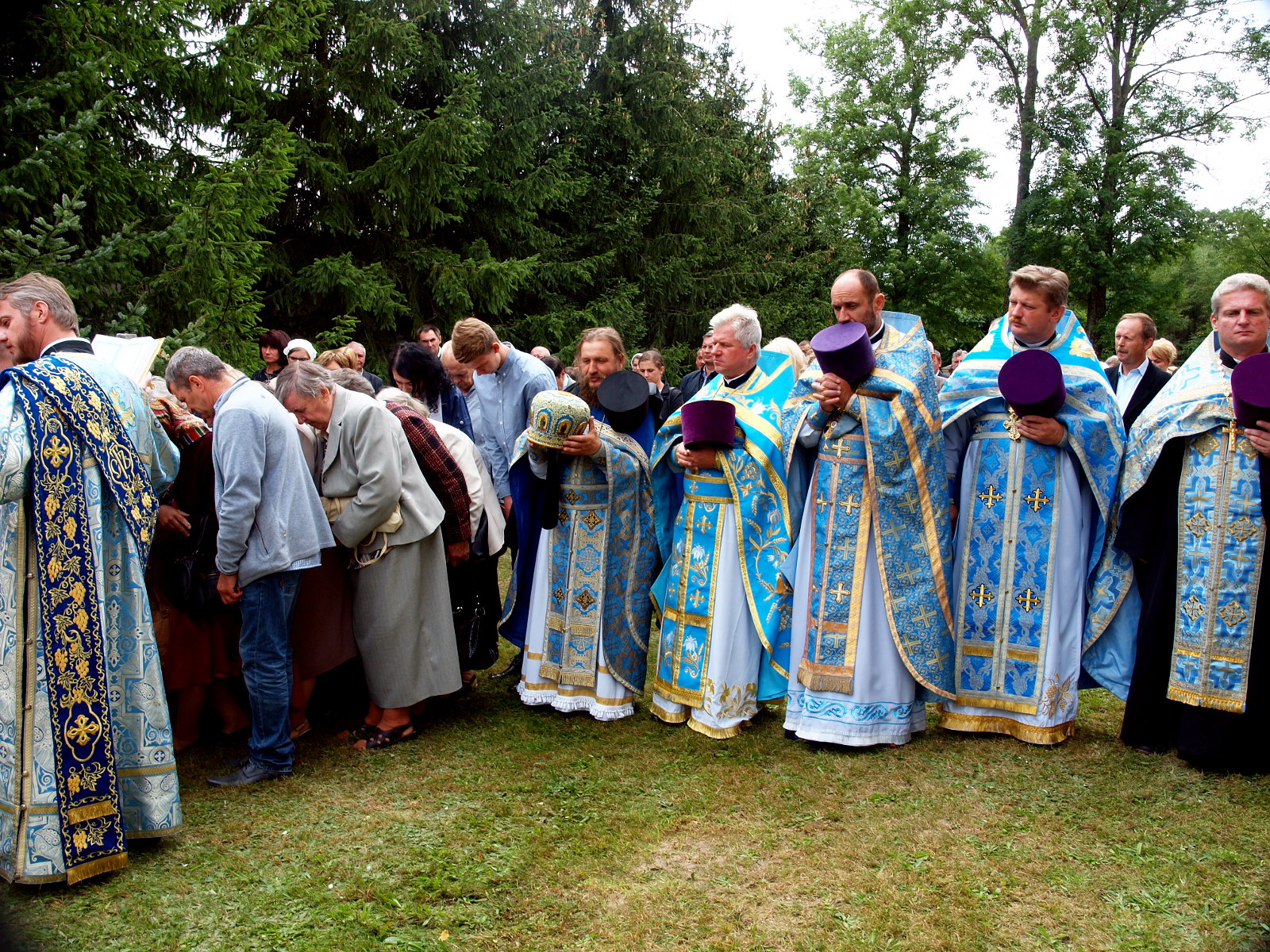 Procesja na zakończenie Boskiej Liturgii.