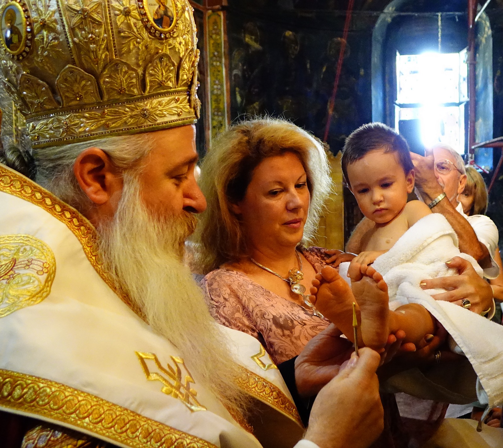 Baptism in Trojanski Monastery