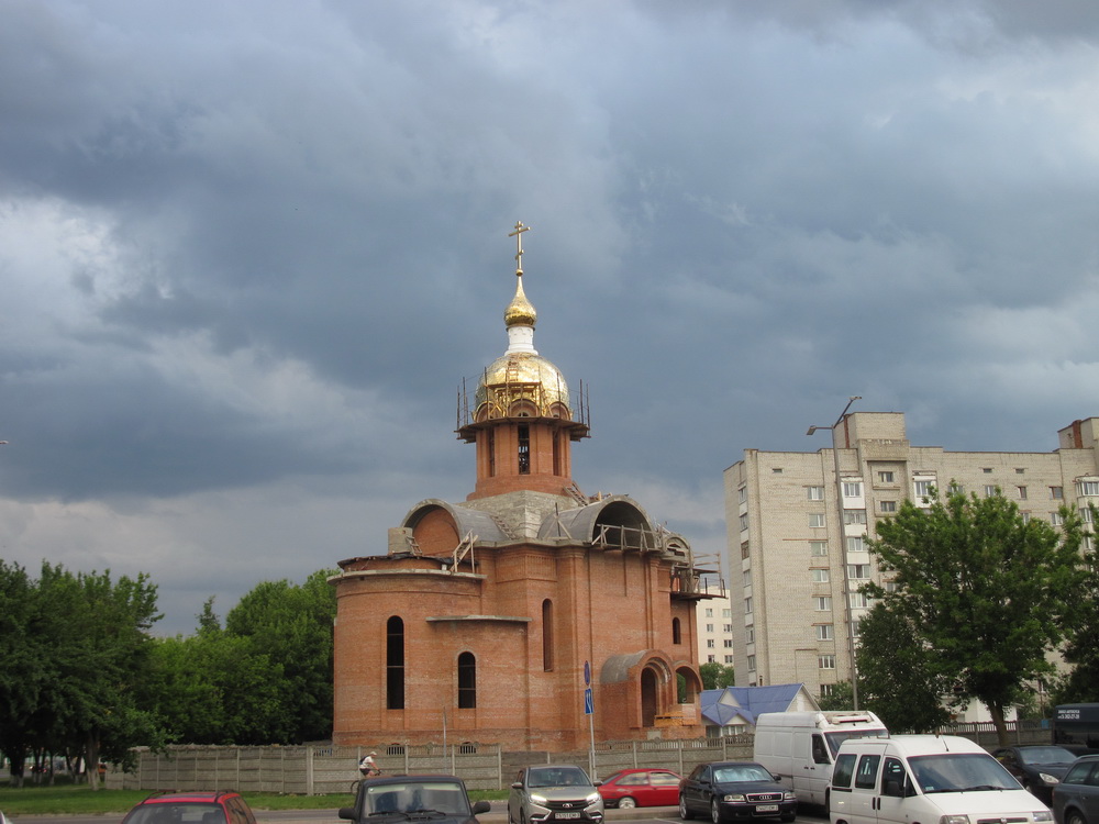 Узвядзенне царквы іконы Божай Маці "Скоропослушница" ў Гомелі.