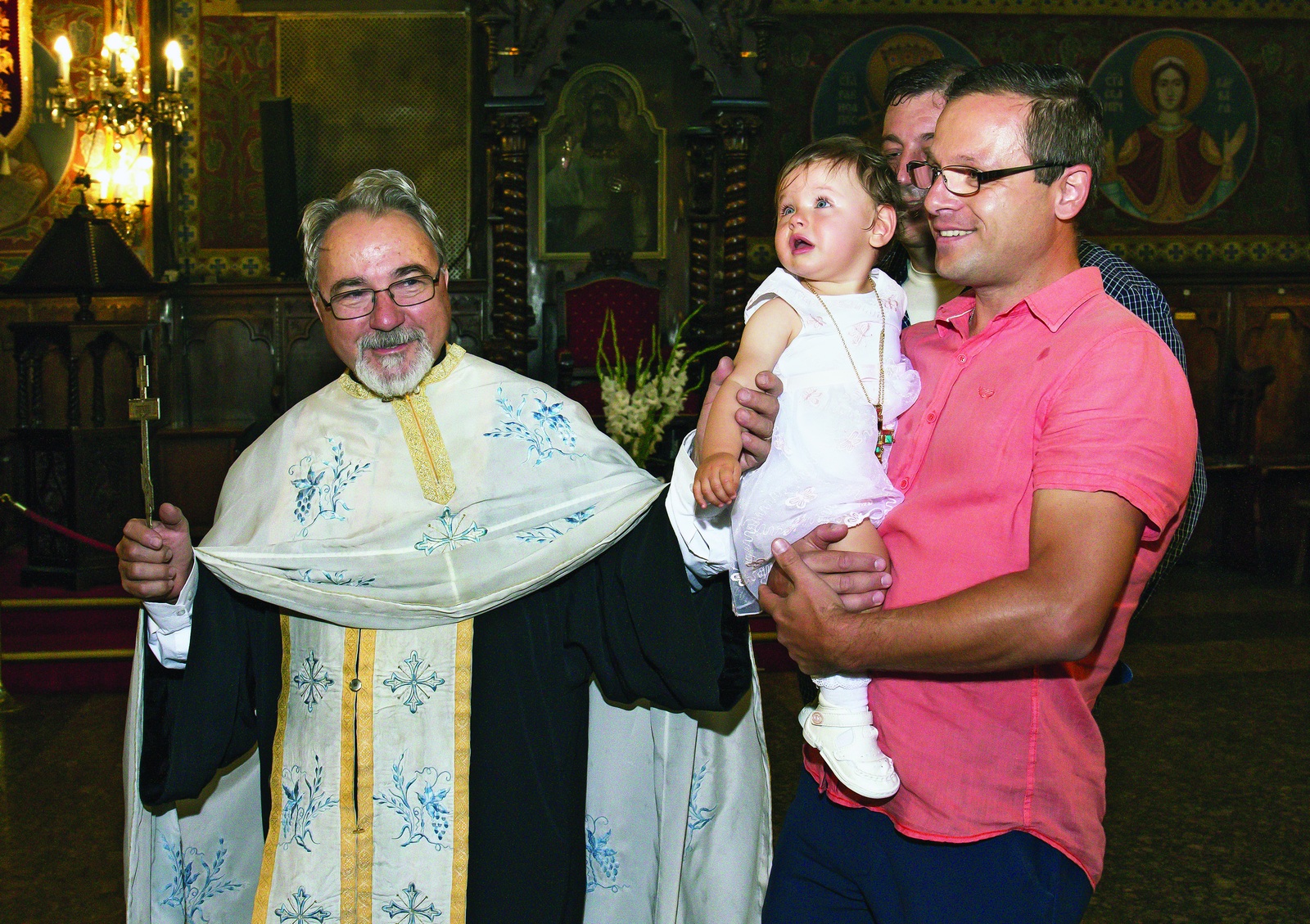 The baptism in St. Nedelia church in Sofia