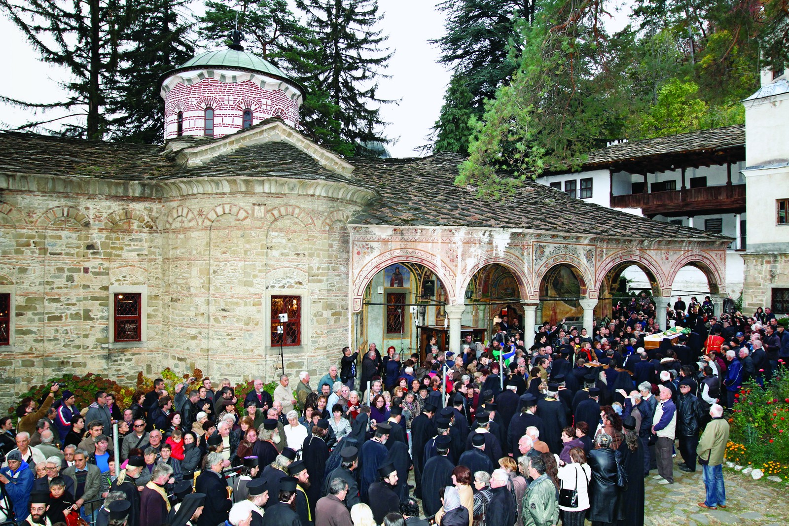 The funeral of Bulgarian Patriarch Maxim, 