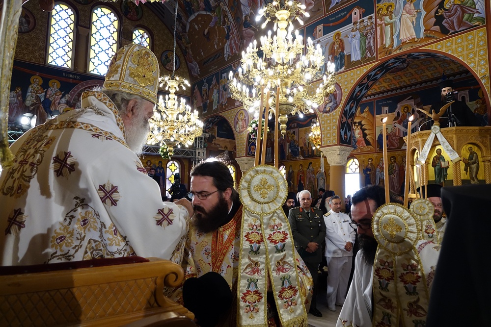 The Divine Liturgy in Annunciation Cathedral in Kissamos