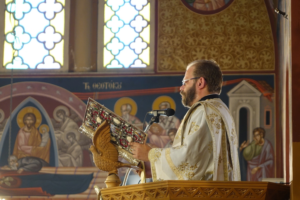 The Divine Liturgy in Annunciation Cathedral in Kissamos