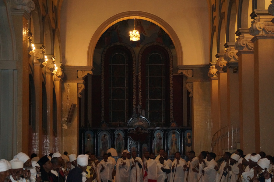 Easter Service at the Holy Trinity Cathedral, Addis Ababa