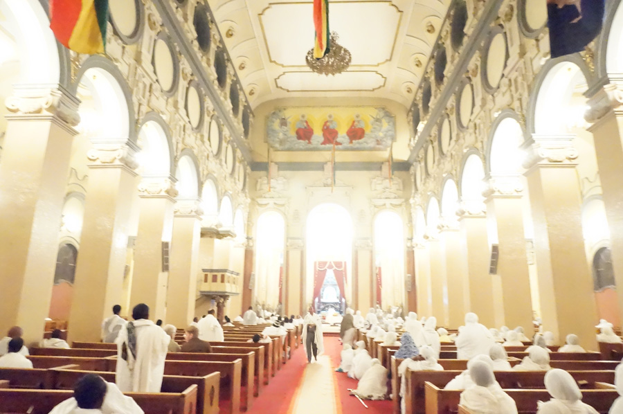 Easter Service at the Holy Trinity Cathedral, Addis Ababa