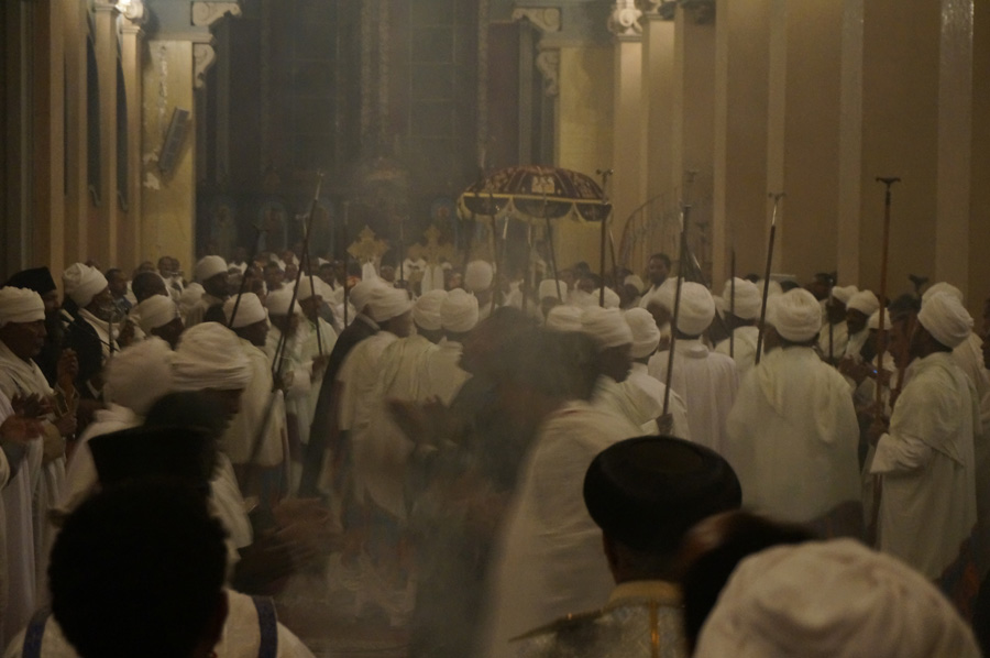 Easter Service at the Holy Trinity Cathedral, Addis Ababa