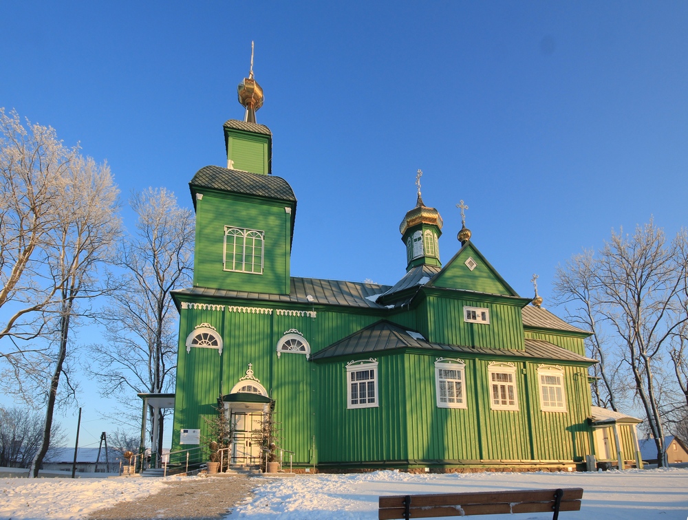 The Orthodox church in Trześcianka