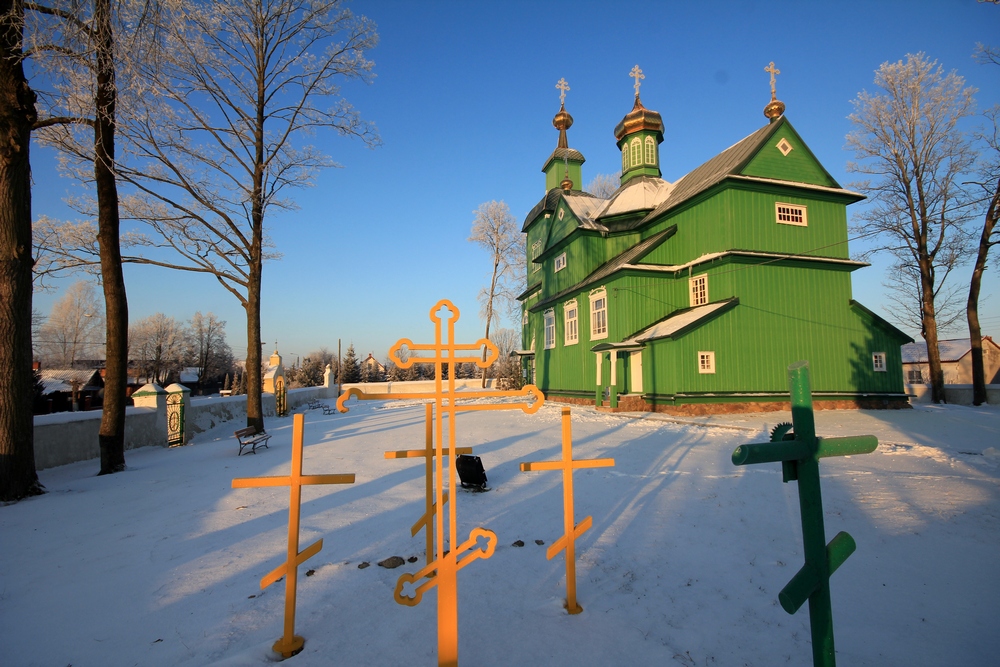 The Orthodox church in Trześcianka