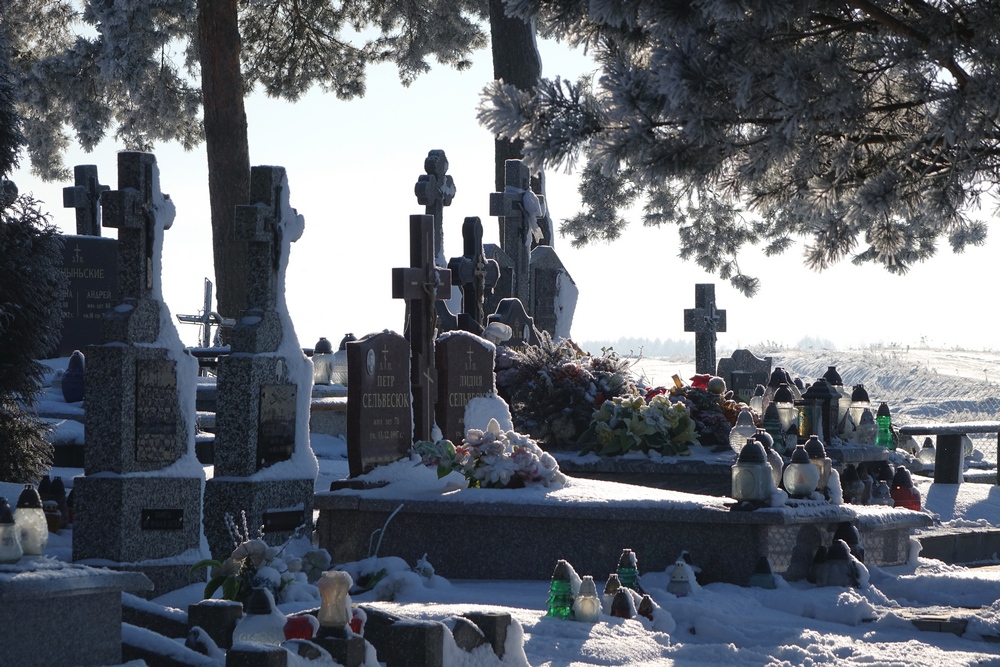 The Orthodox cementary in Morze