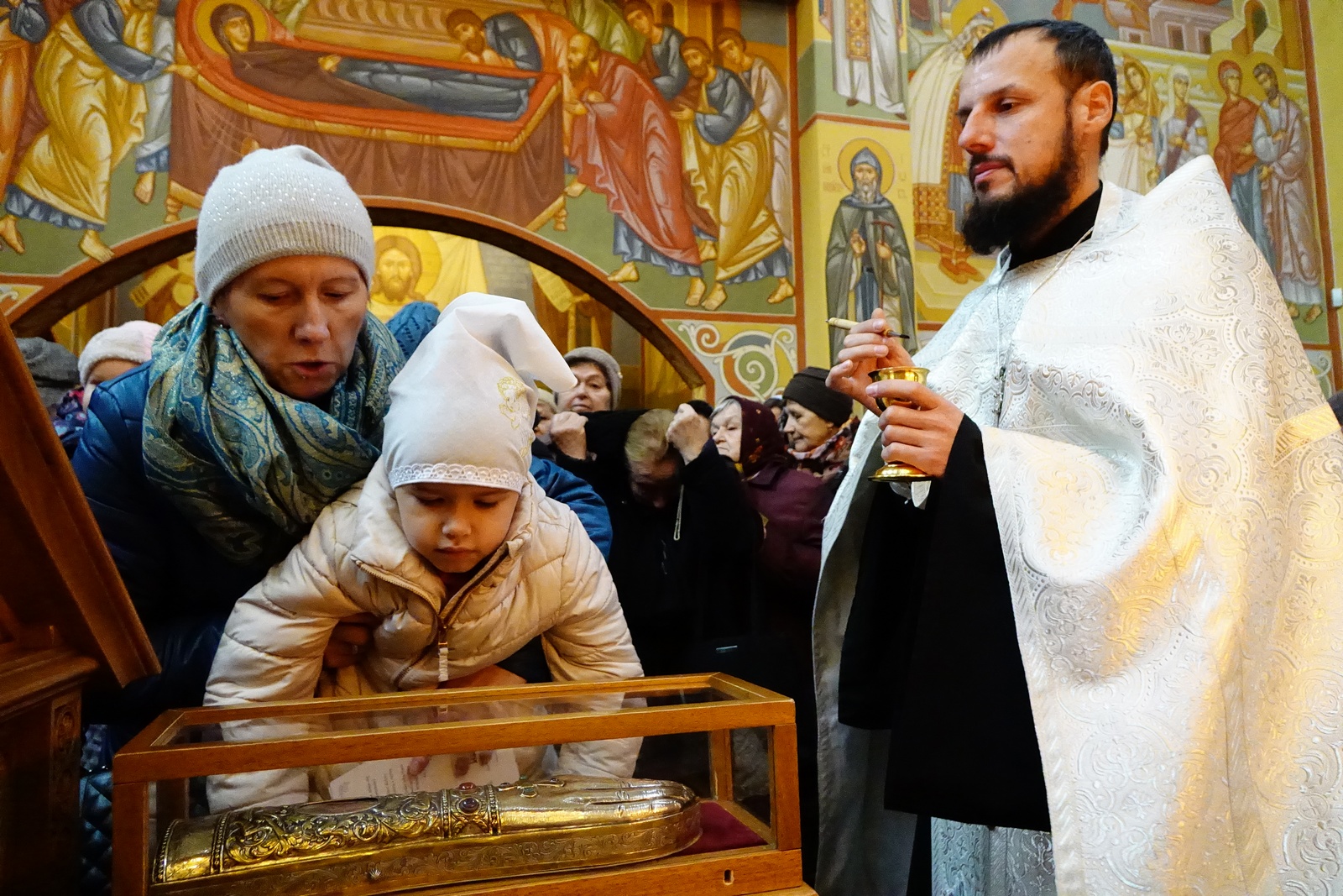 St. Nectarios of Egina relics in Zwierki Convent