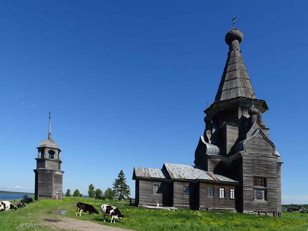 Архангельская область.Пияла. Церковь Вознесения Господня