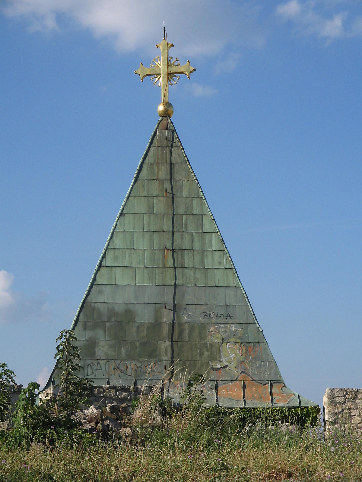 Roof of the church Rose on the Kalemegdan fortress