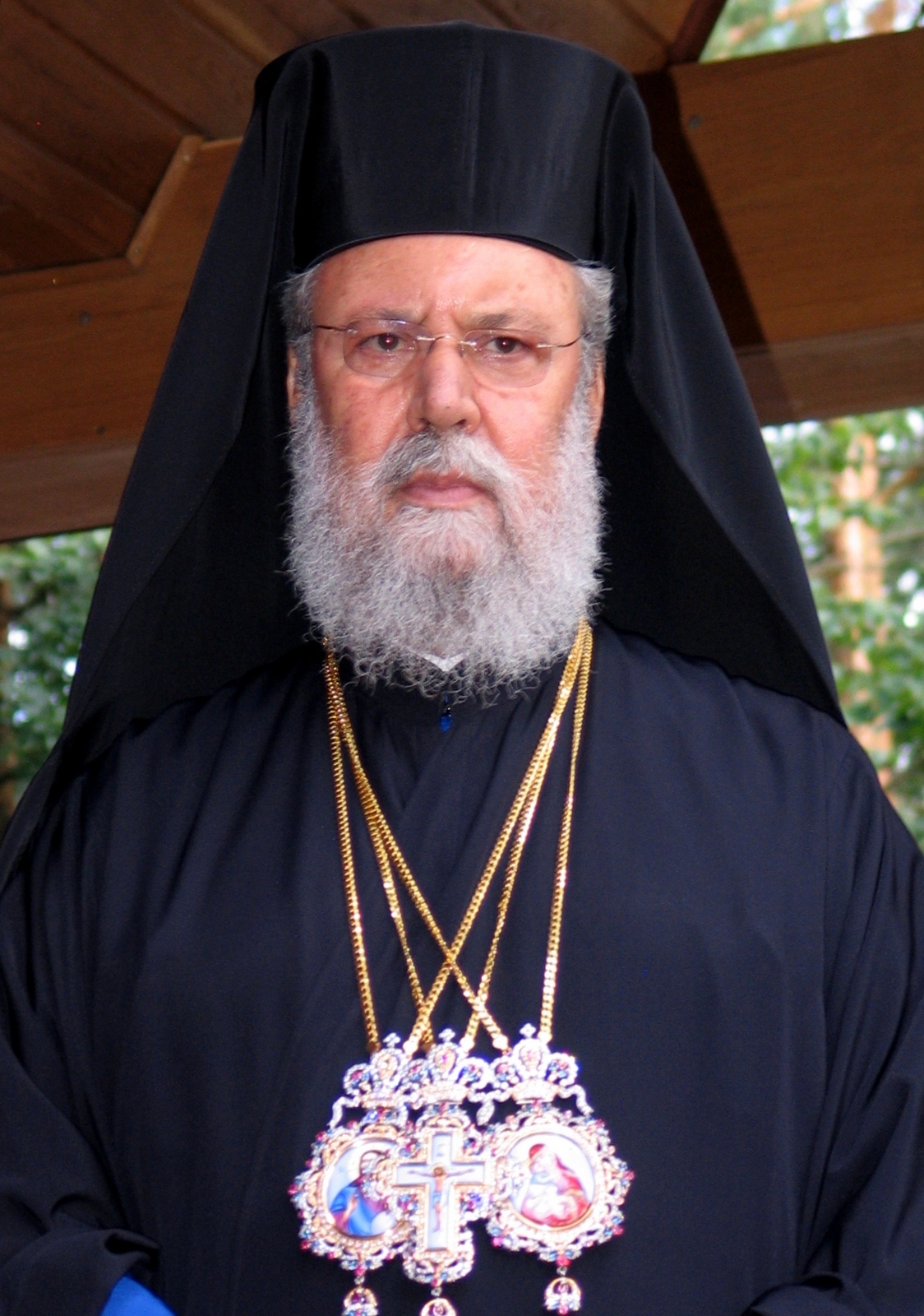 Quite old portraits... Cypriot Archbishop Chrisostomos II, 2009