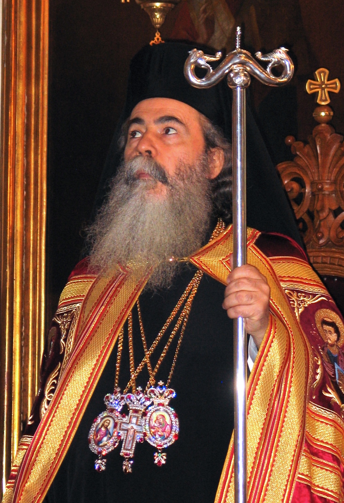 A bit old portraits... Jerusalem Patriarch Theophilos, 2010