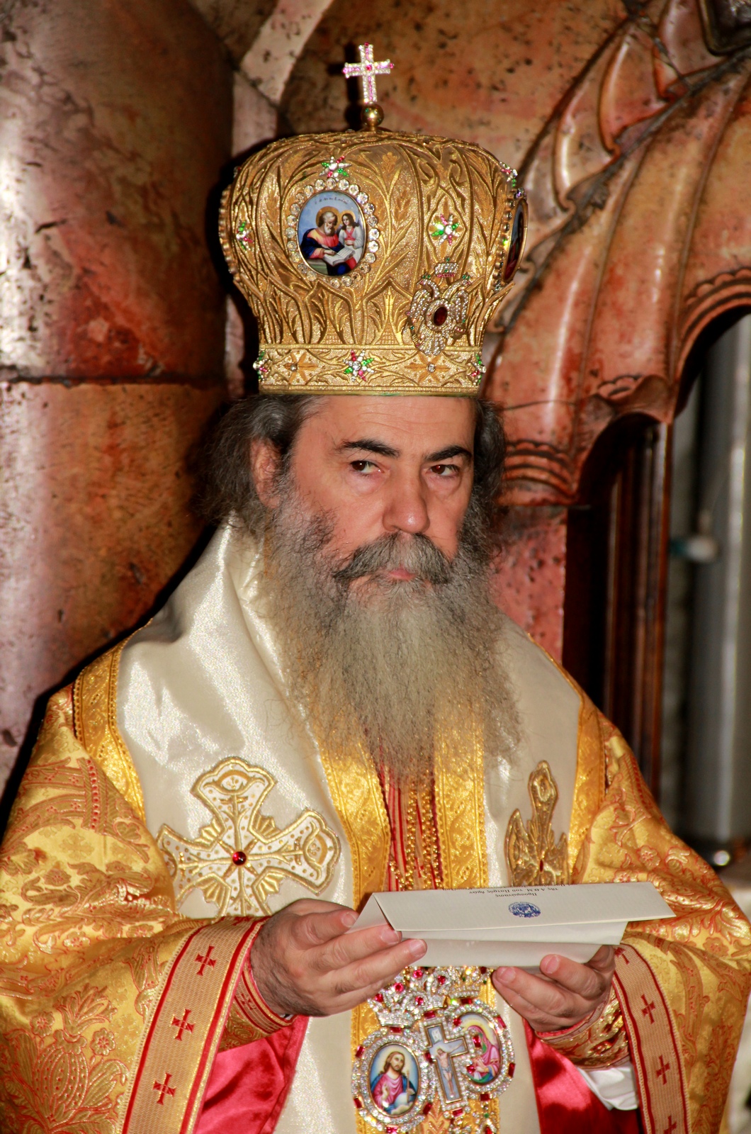 A bit old portraits... Patriarch Theophilos, 2010