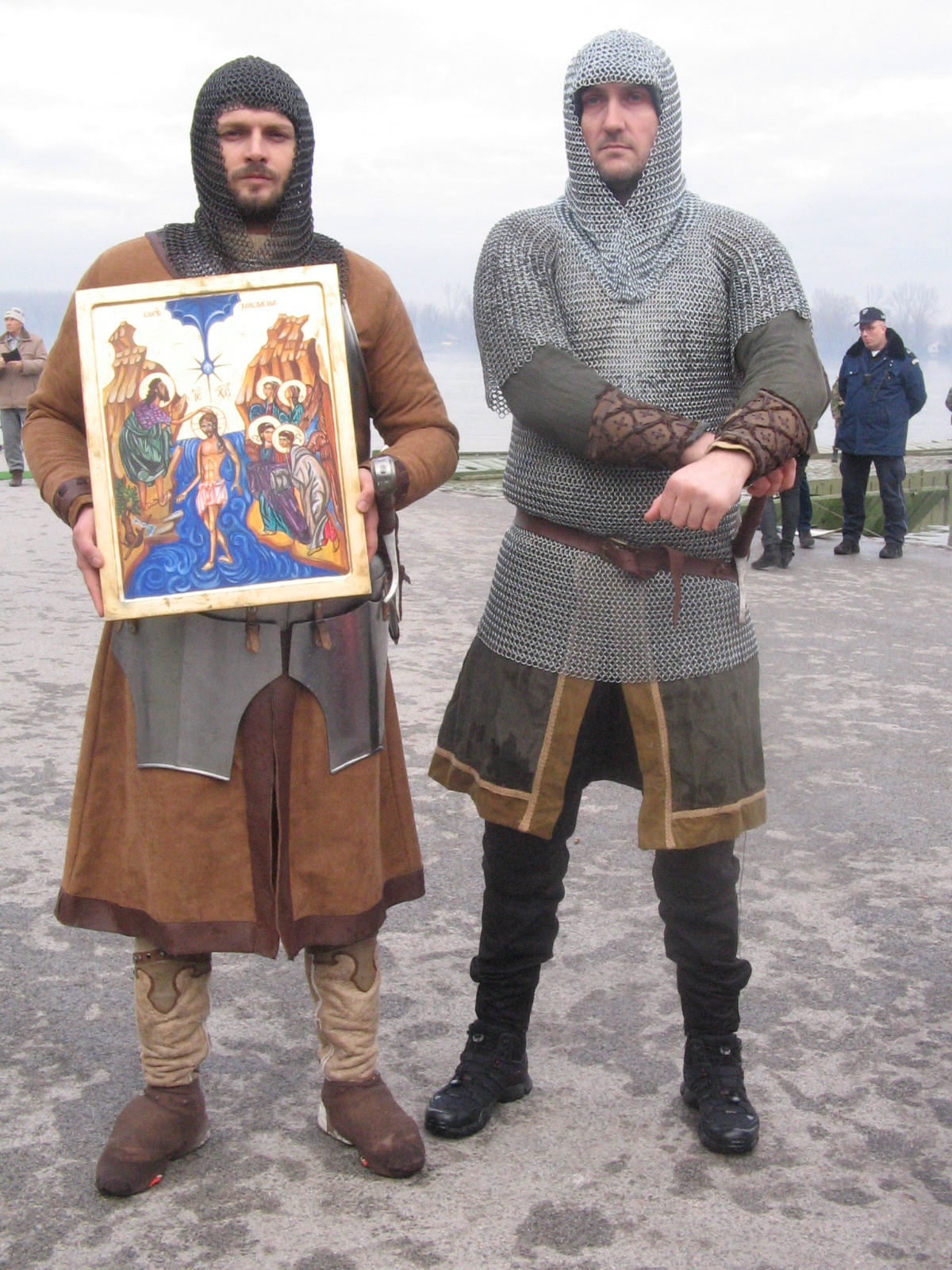 Knights of the SVIBOR at the Epiphany, Zemun 2018.