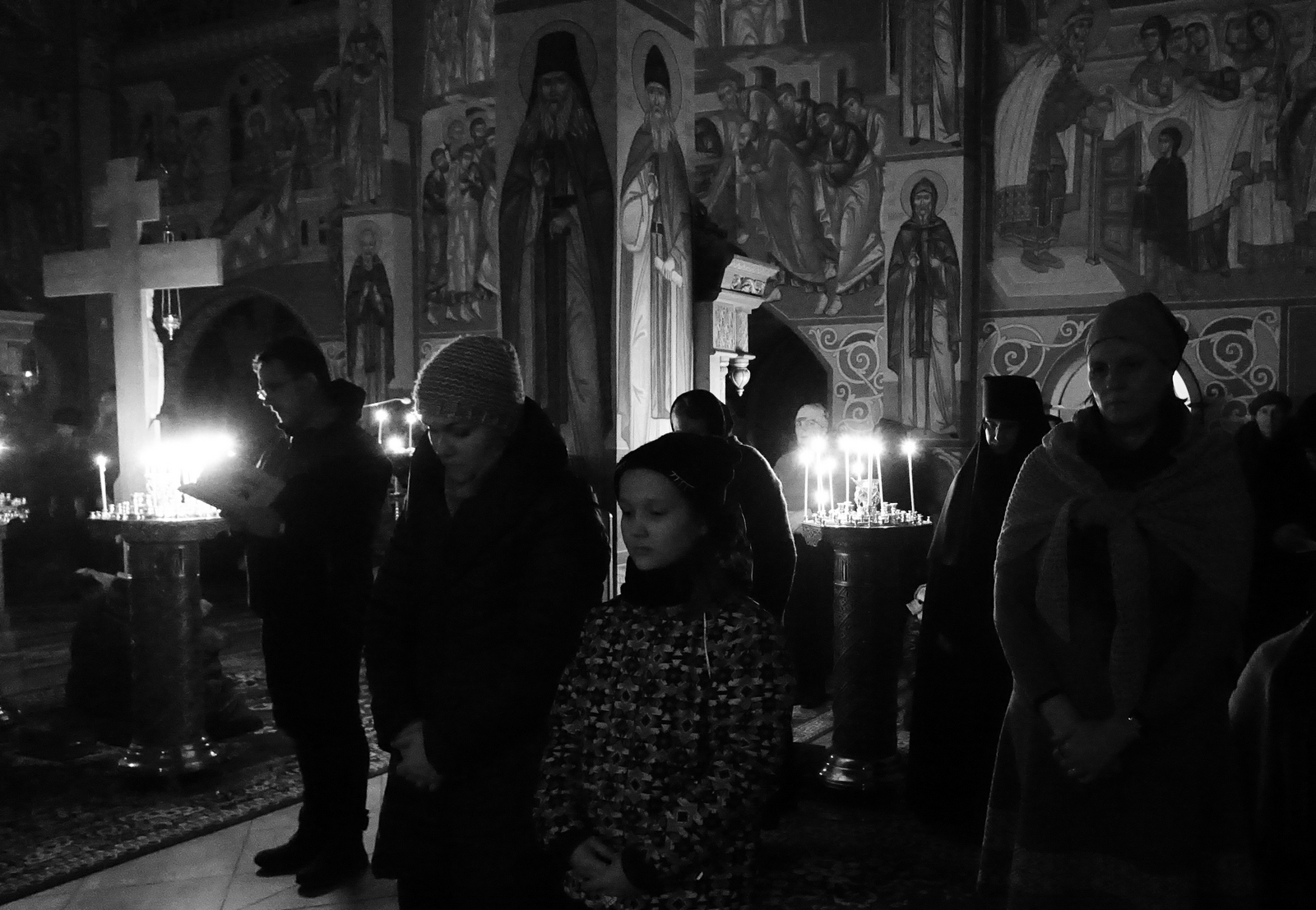 Reading od the Canon of St. Andrew of Crete in Zwierki Convent