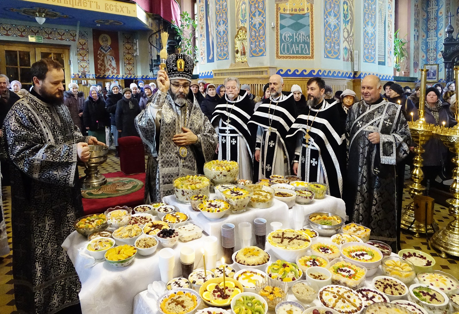 The feast of St. Theodore Tyrone in St. Nicholas Cathedral Białystok