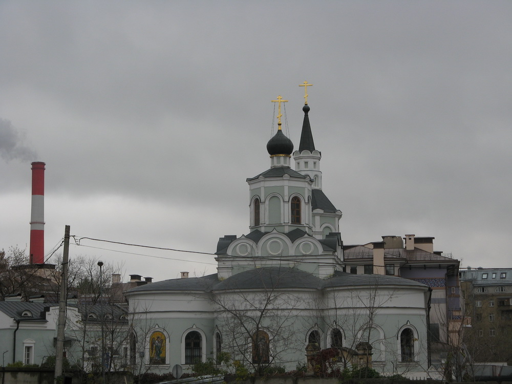 Церковь Воздвижения Креста Господня на Чистом Вражке. Москва.