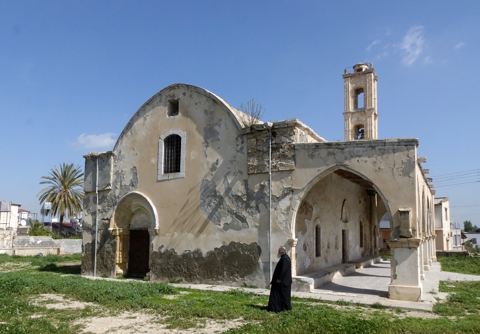 Destroyed St. George Orthodox church in Vadili, under Turkish occupation