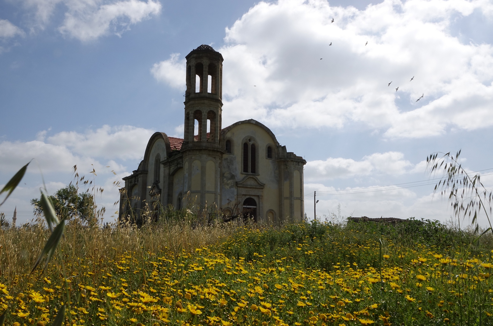 Destroyed St. Elijah Orthodox church in Stili, under Turkish occupation