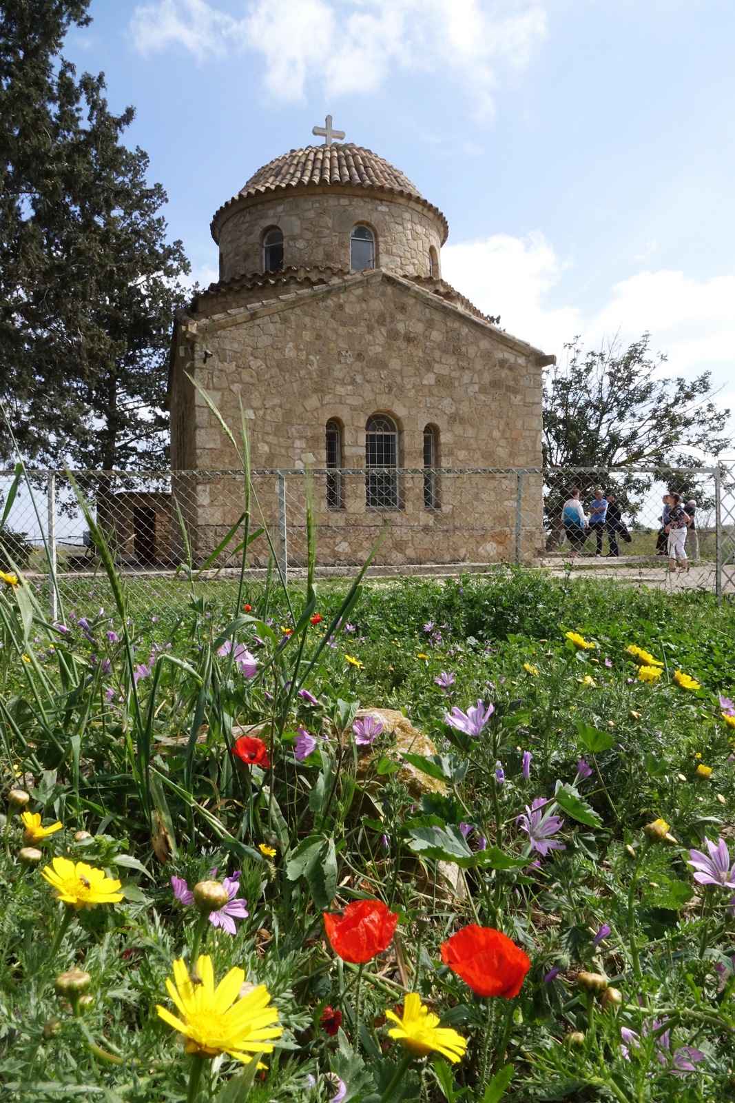 The chapel of the Orthodox Monastery of St. Barnaba, on occupied areas