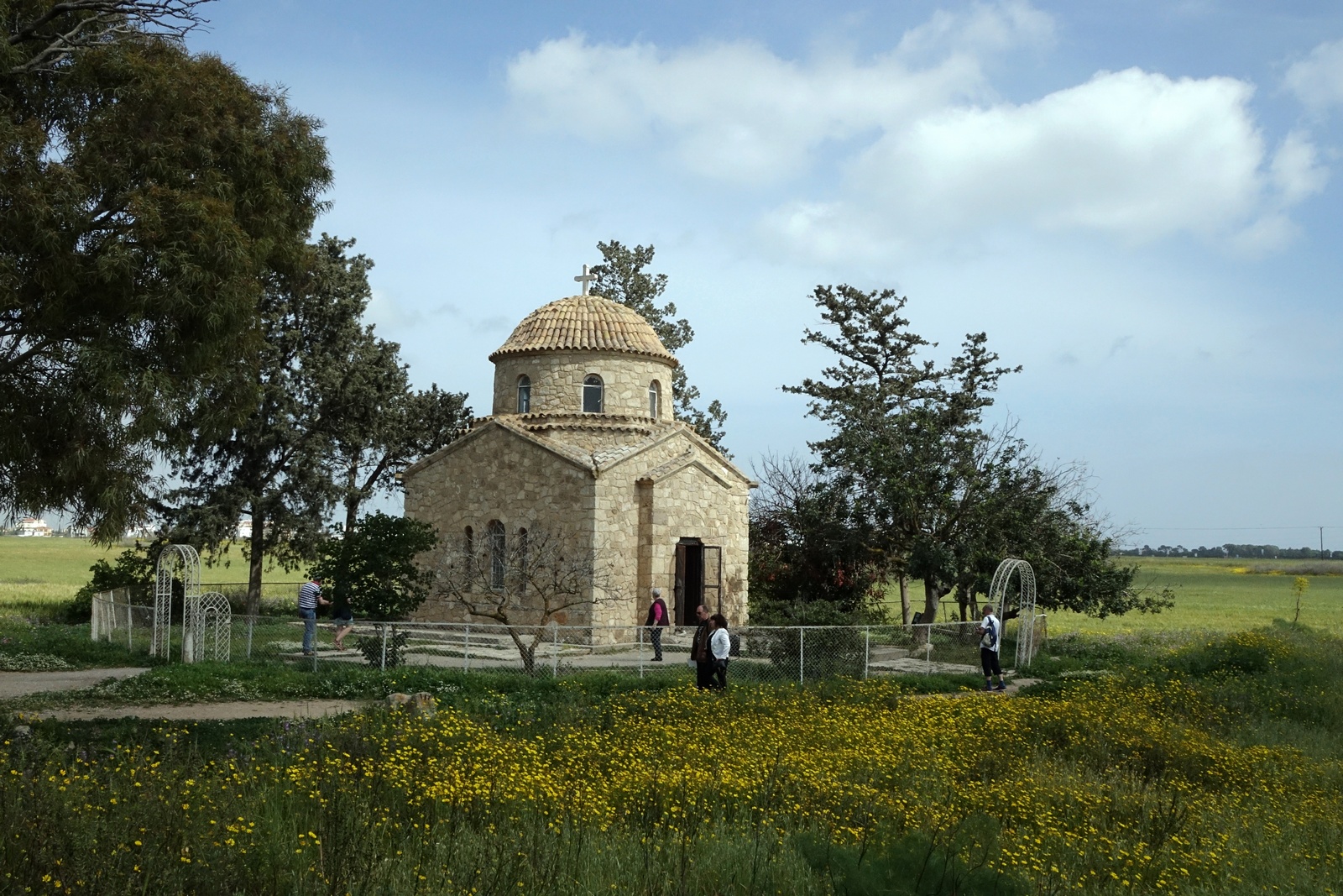 A chapel close to St. Barnaba Monastery, on ocupied areas