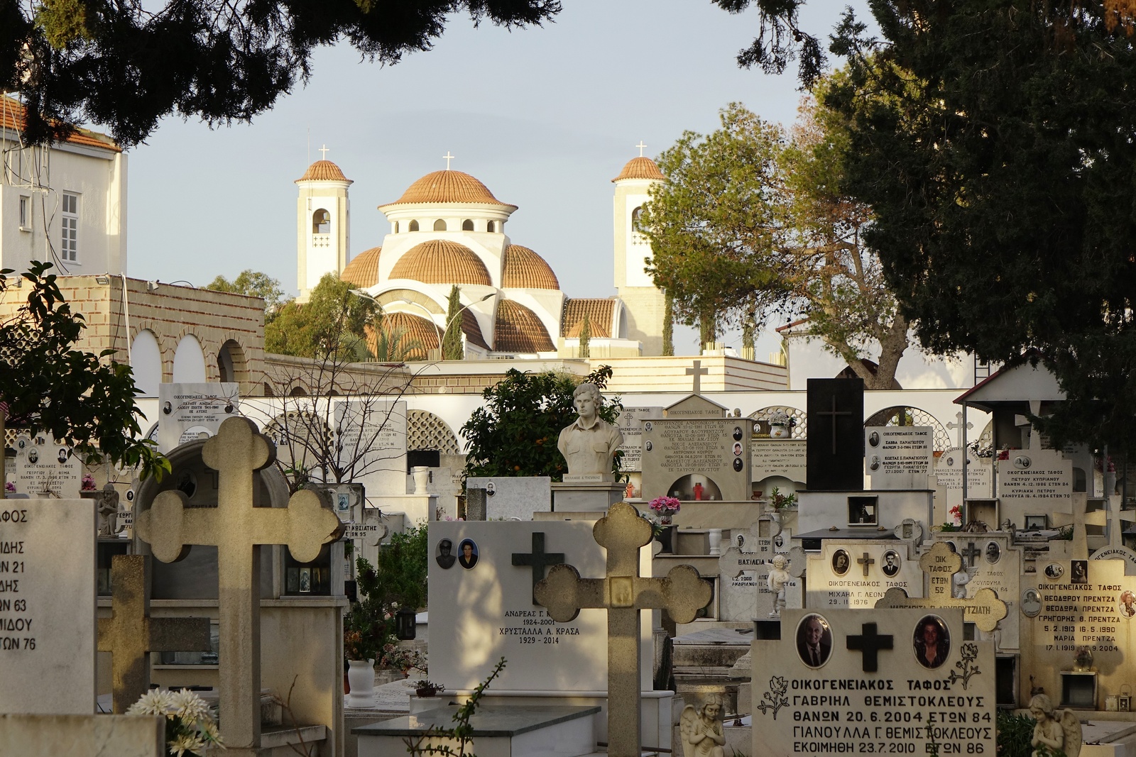 The Orthodox cementary in Larnaca