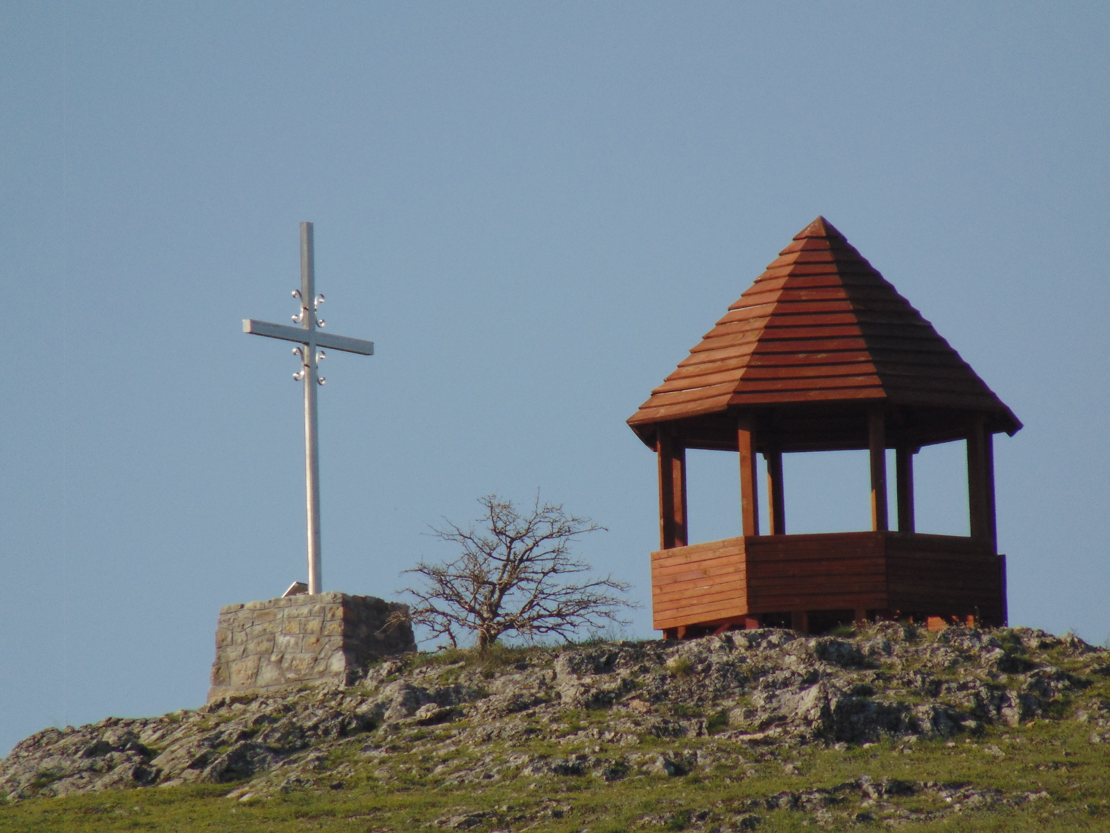 Cross and mushroom