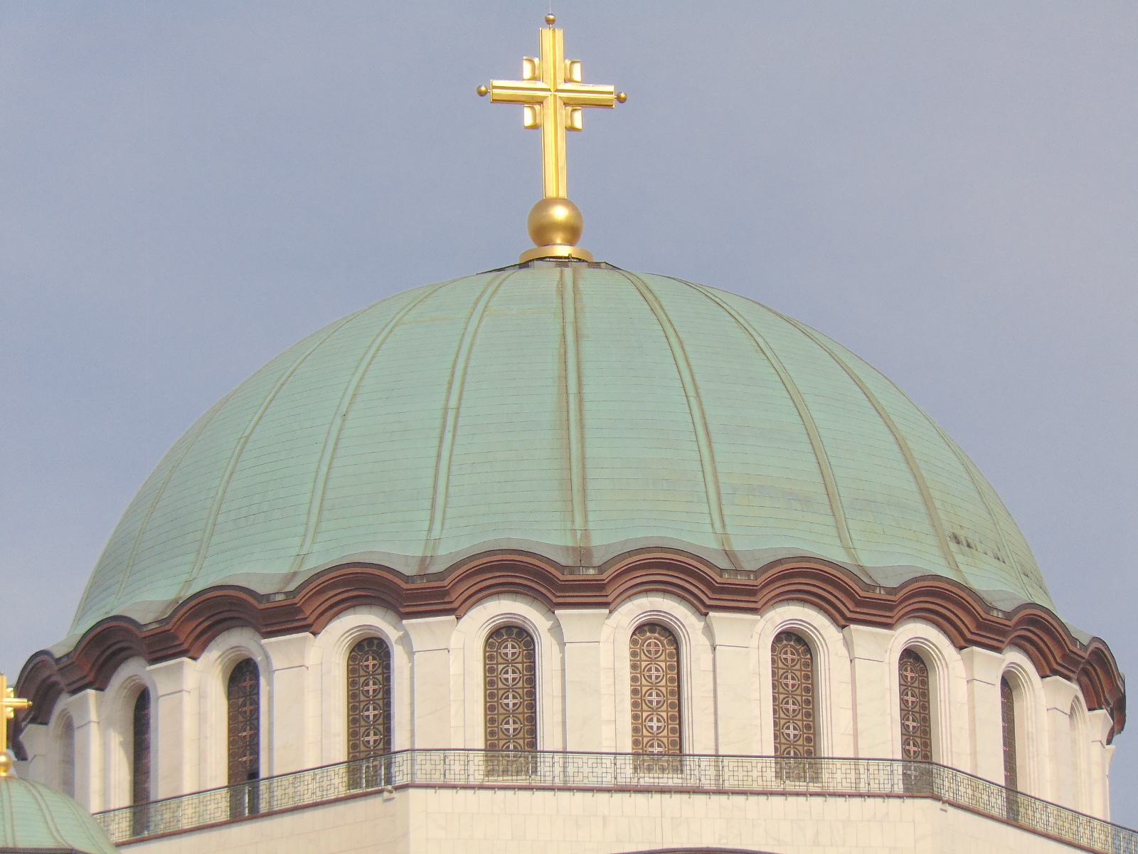 The dome of St. Sava&#039s temple