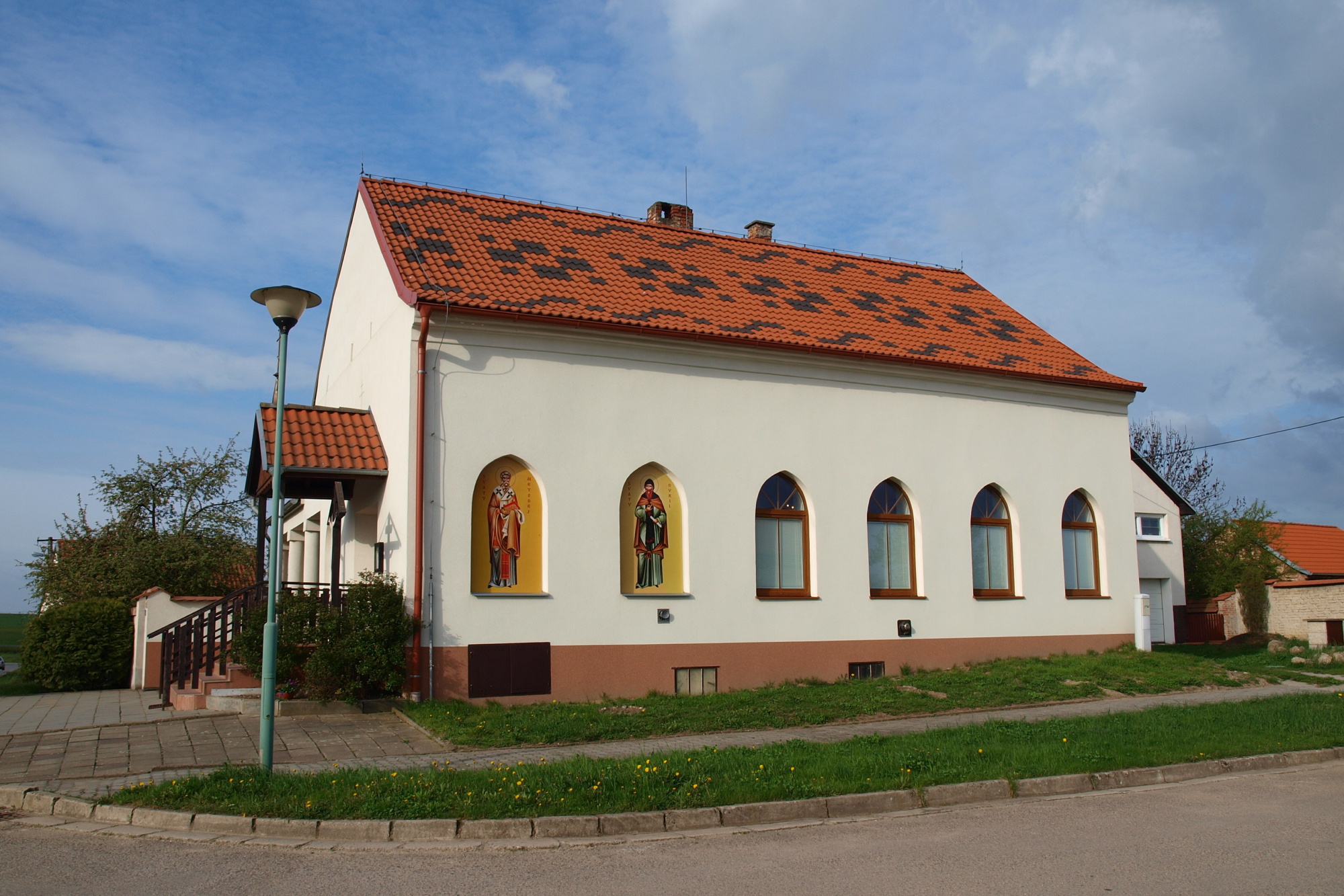 Church Sain Cyril and Methodius in Olbramovice (Czech republic)