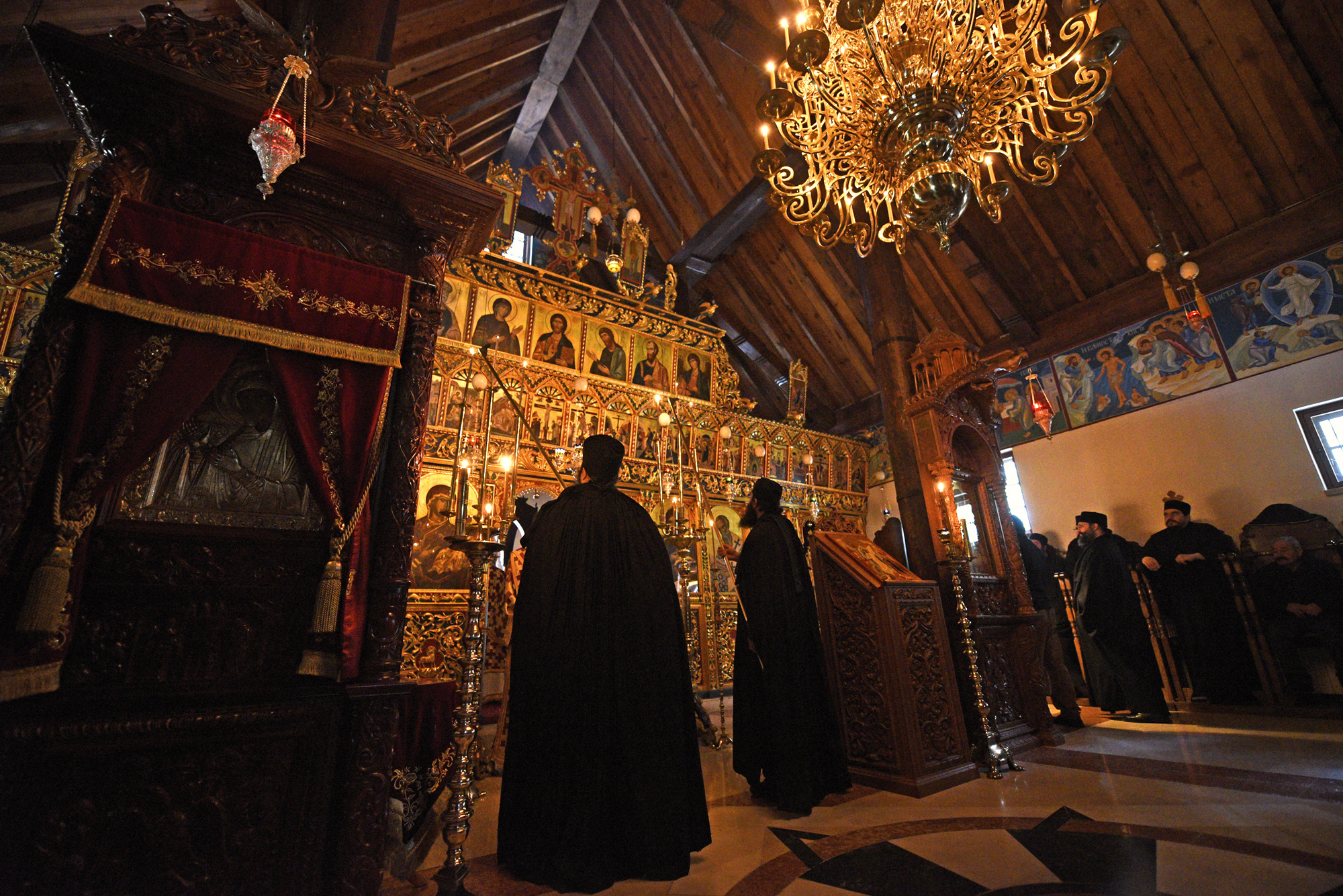 Vesper at the Machairas monastery