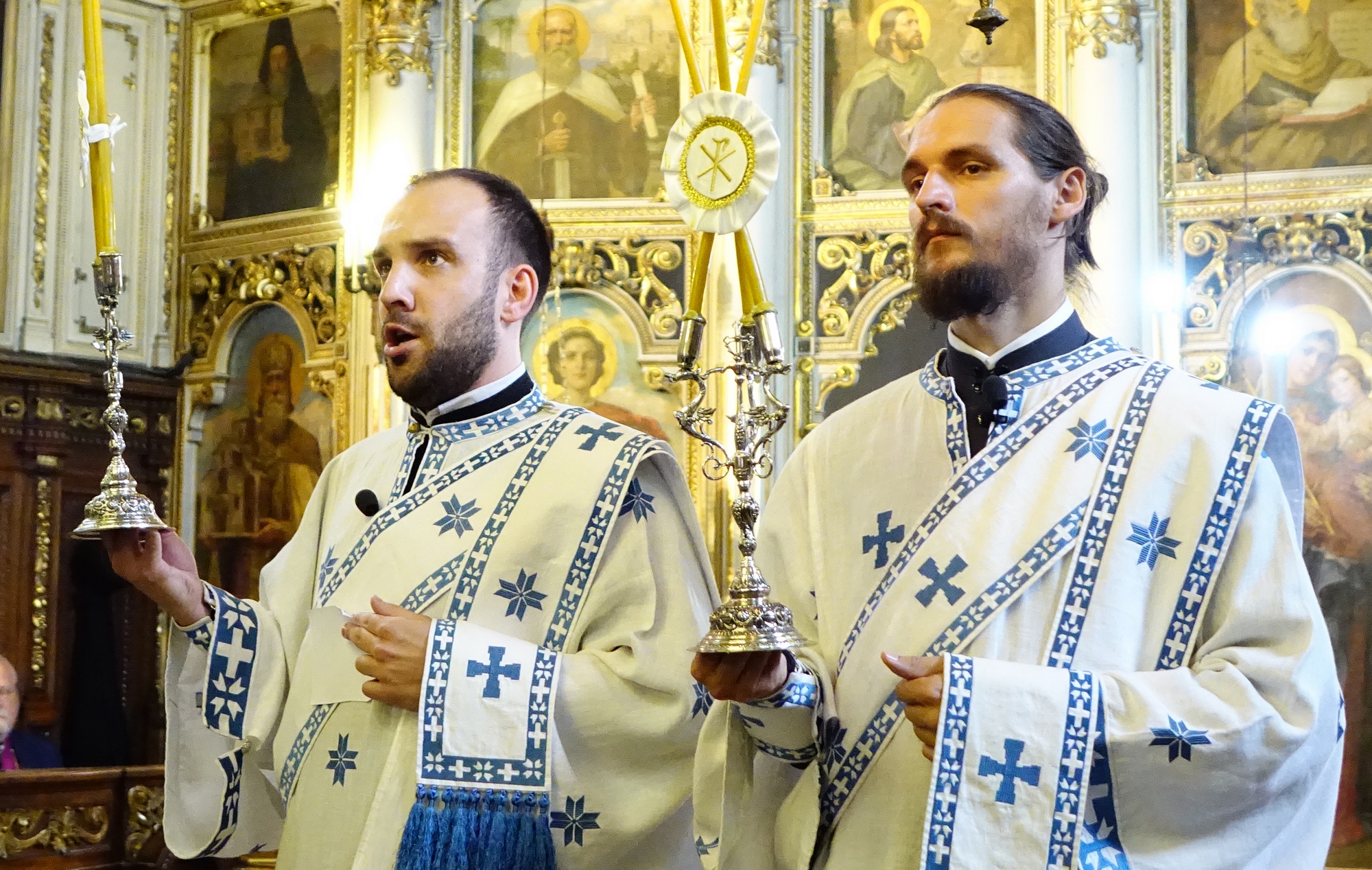 Divine Liturgy in St. George Orthodox church in Novi Sad