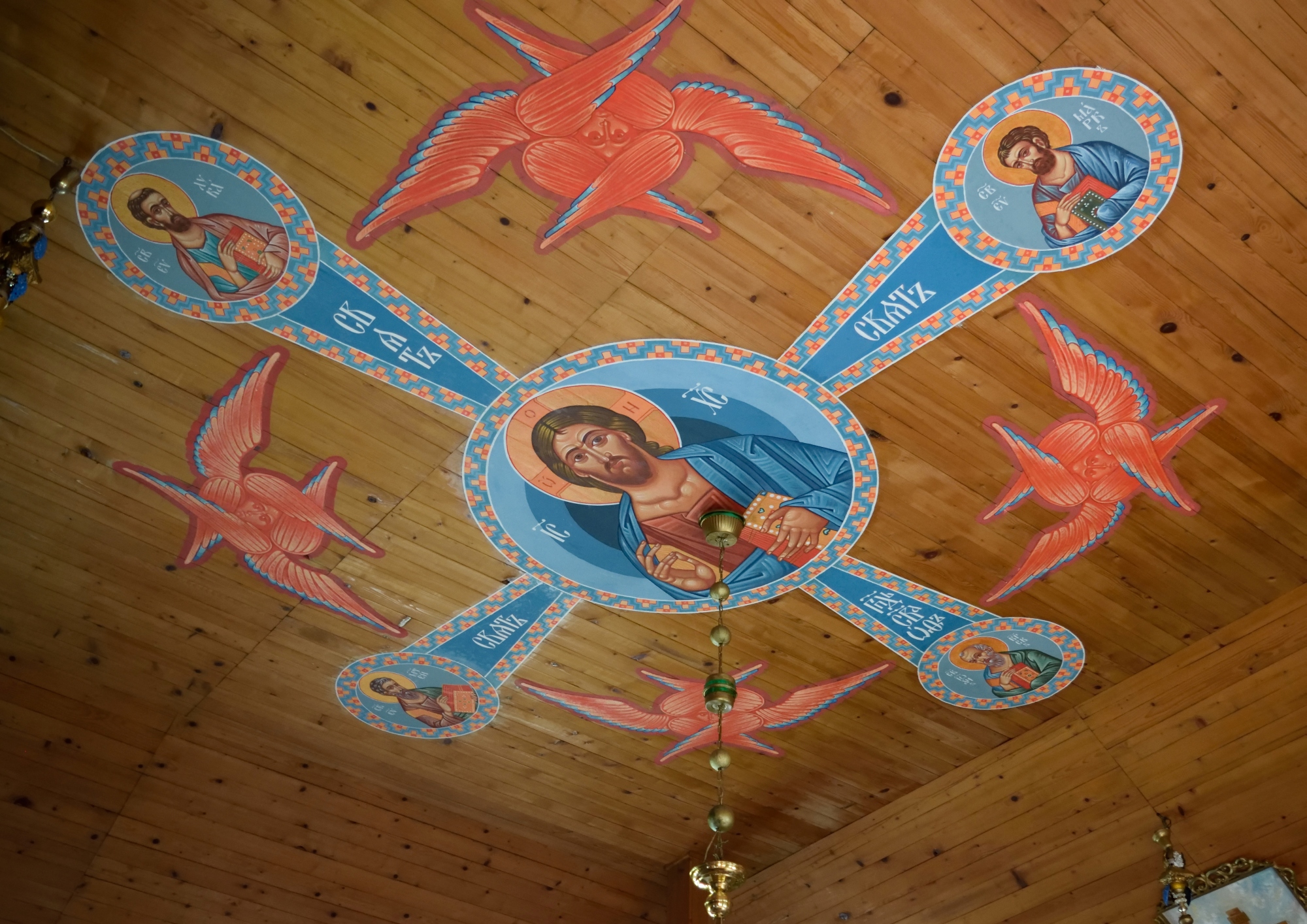 Roof in Orthodox church in Zyndranowa