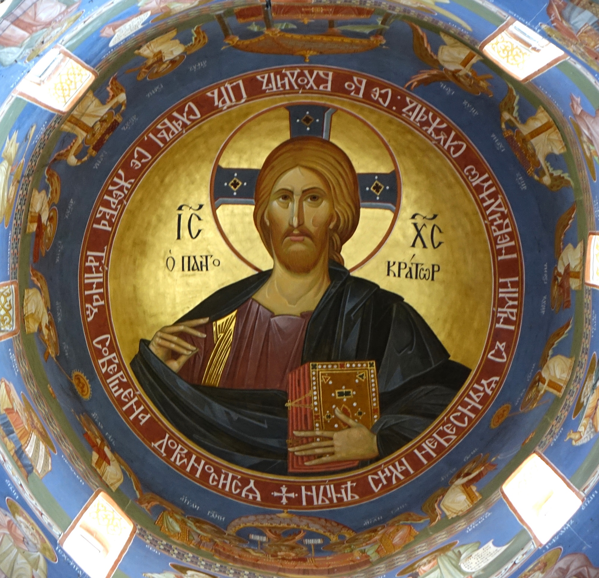 Jesus Christ Pantokrator from Kovil Monastery