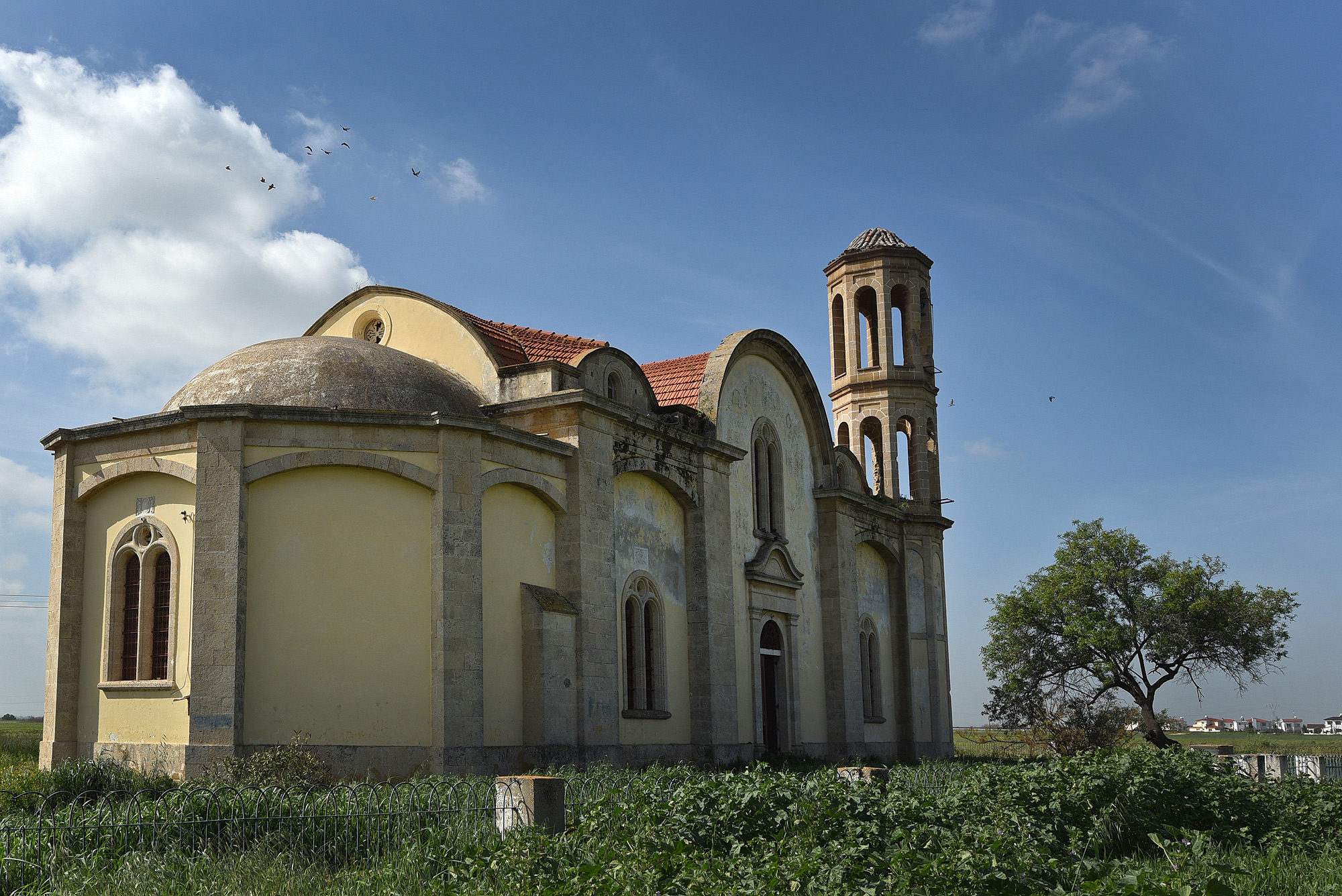 The Church of Profitis Ilias in the occupied village of Stylloi