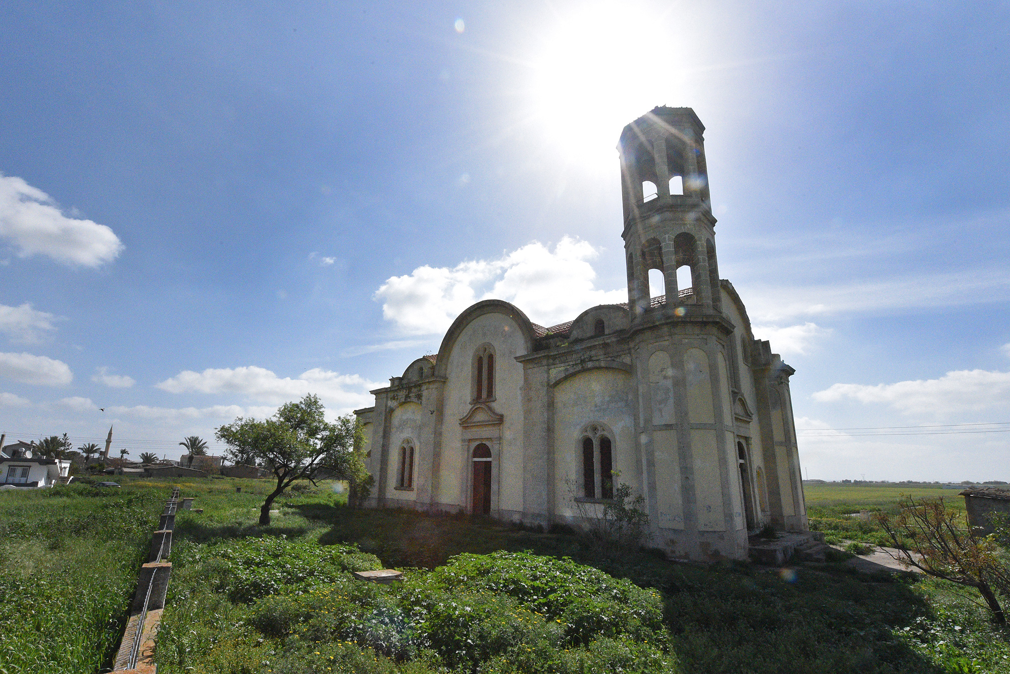 The Church of Profitis Ilias in the occupied village of Stylloi 