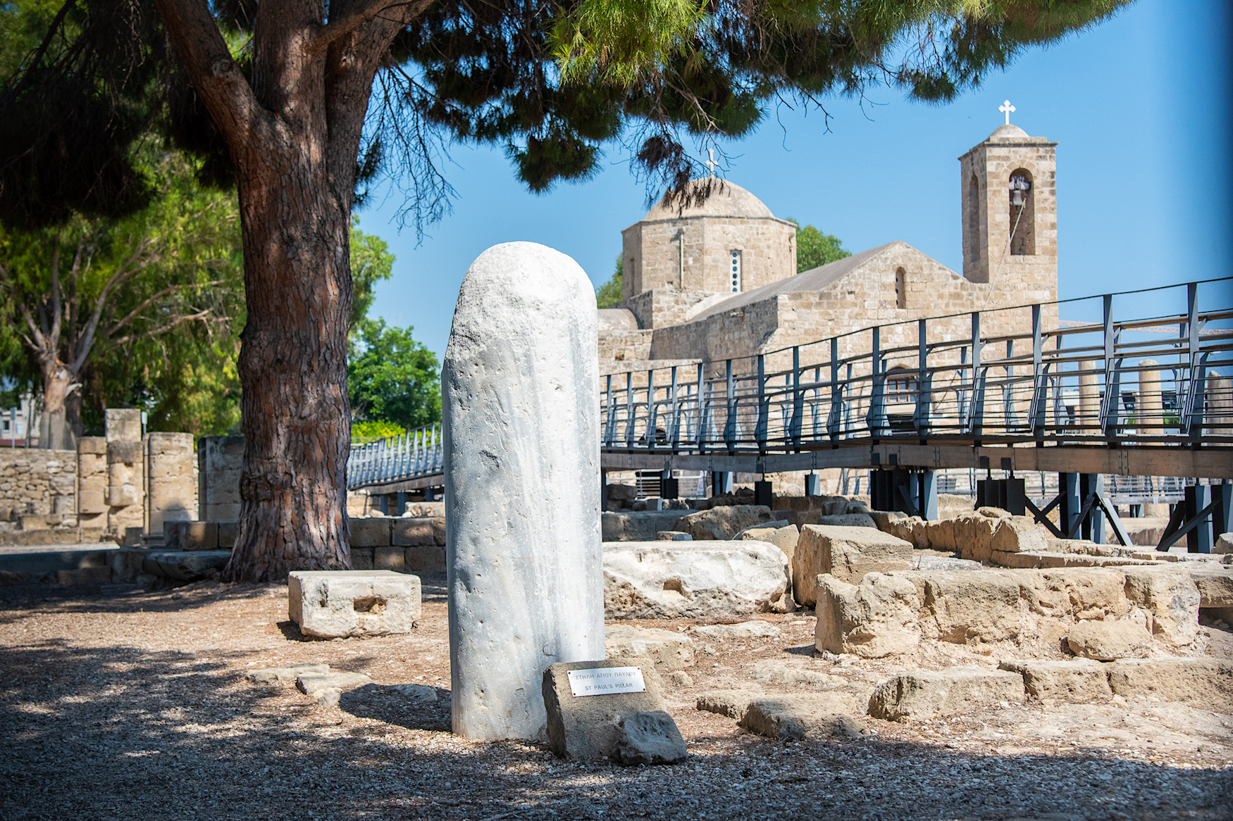 * filar św. Apostoła Pawła * Panagia Chrysopolitissa / Agia Kyriaki *