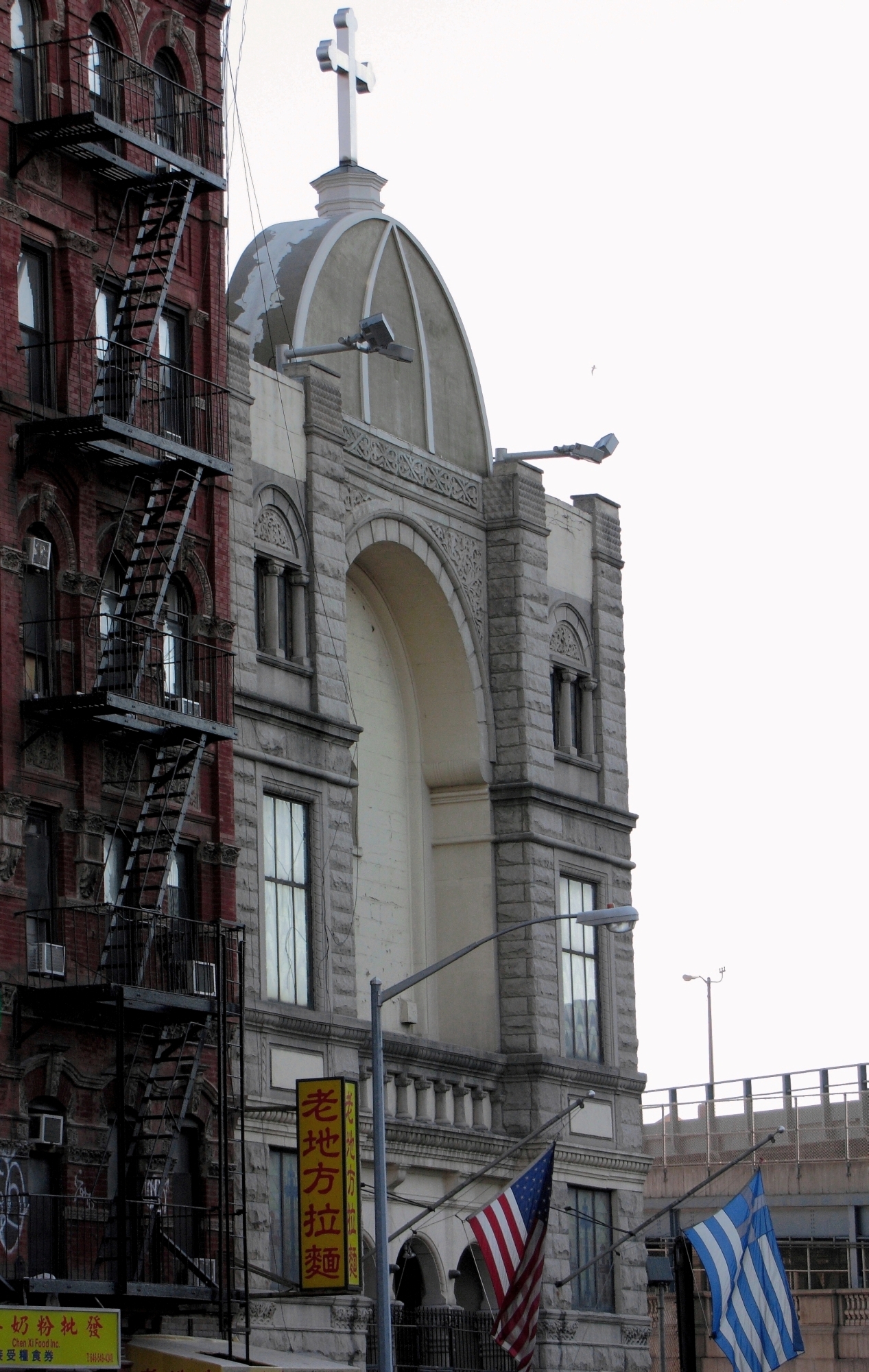 Saint Barbara Greek Orthodox Church in Chinatown, NY