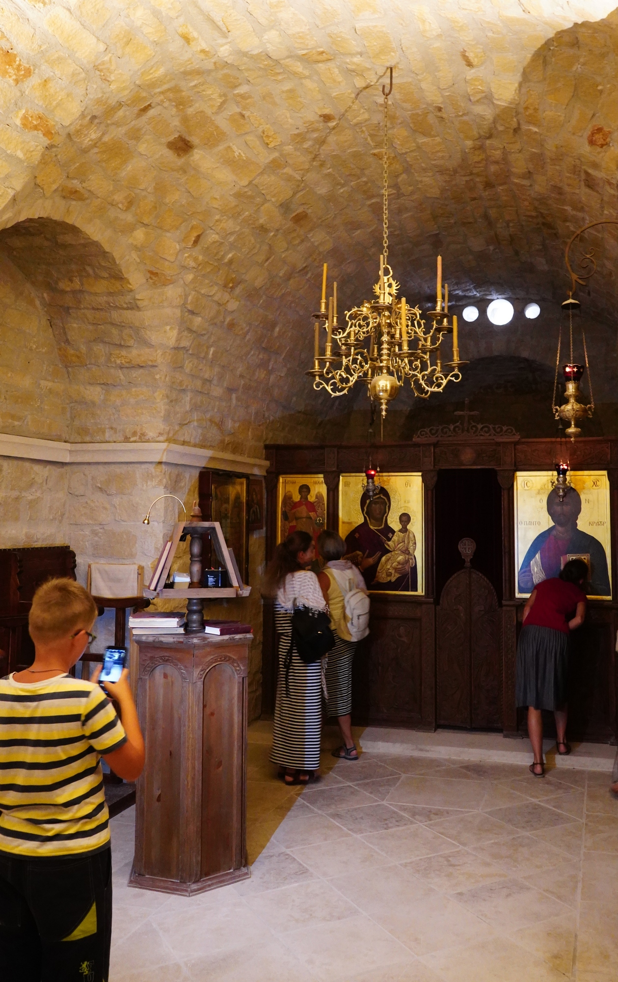 St. George Mavrovuni Monastery. The chapel of Optina Saints