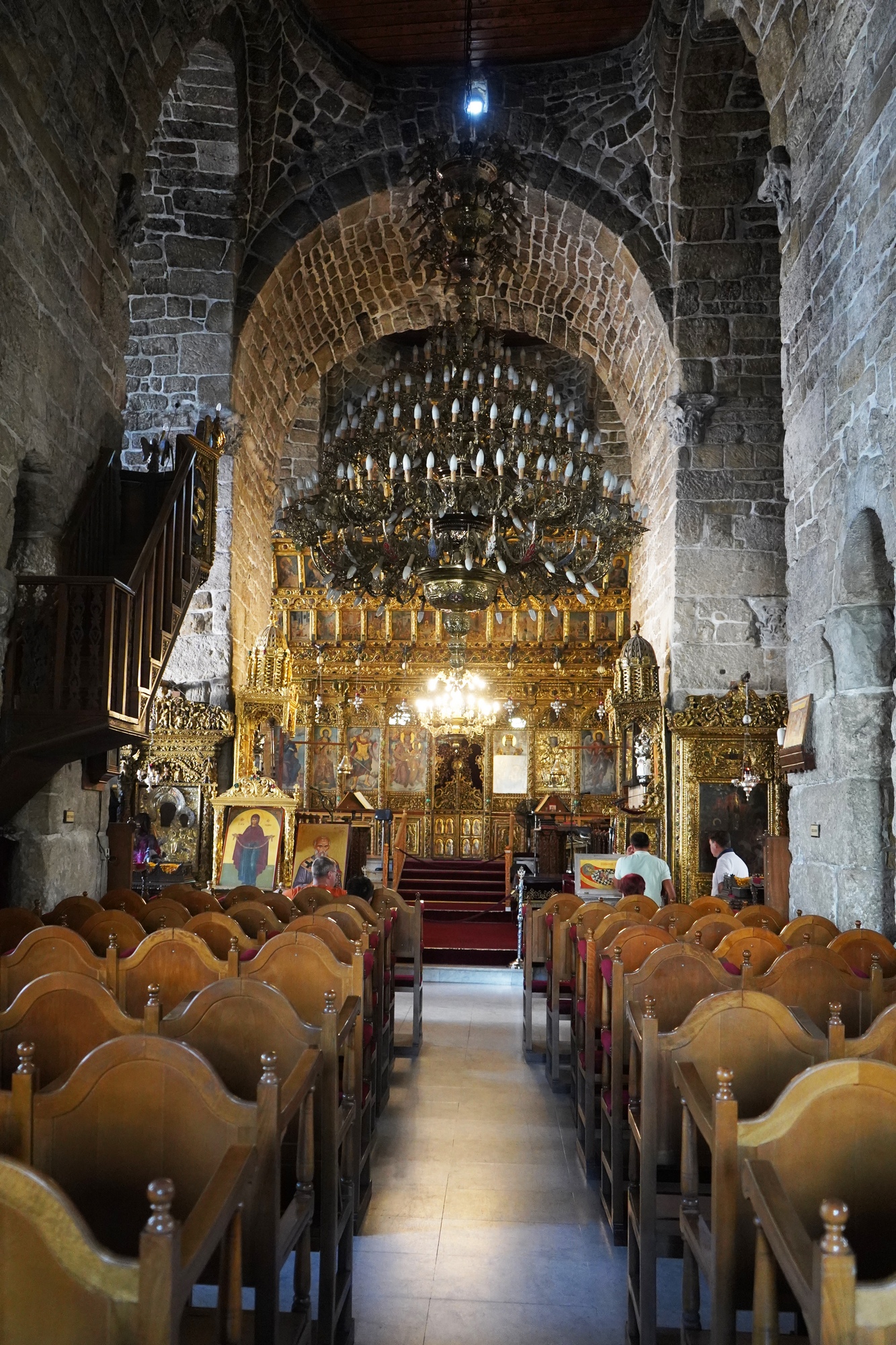 The interior of St. Lazarus Cathedral in Larnaca