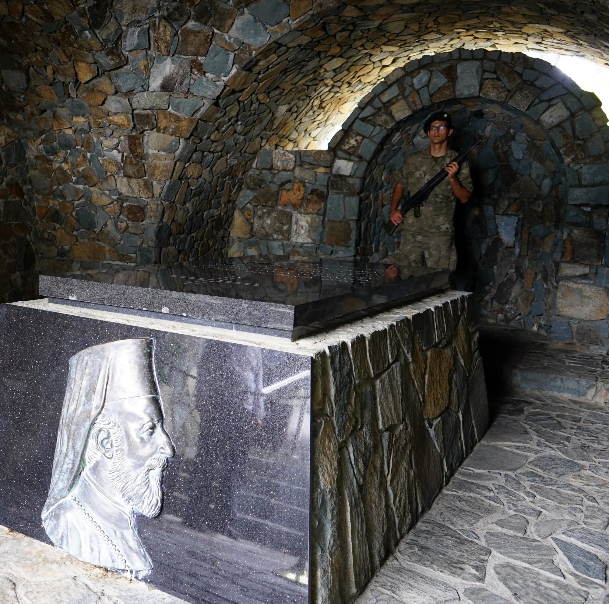 Archbishop Makarios I grave in Kykkos Monastery