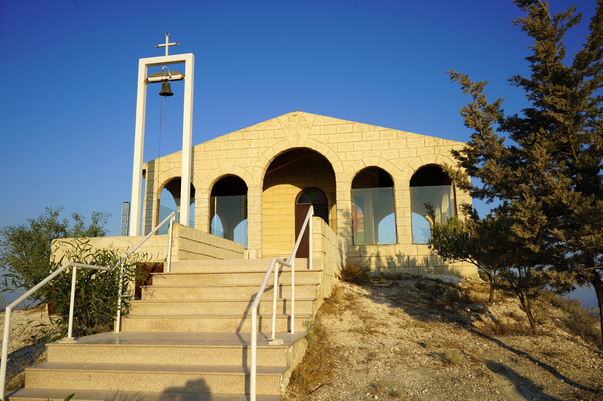 St. Marina church on a hill