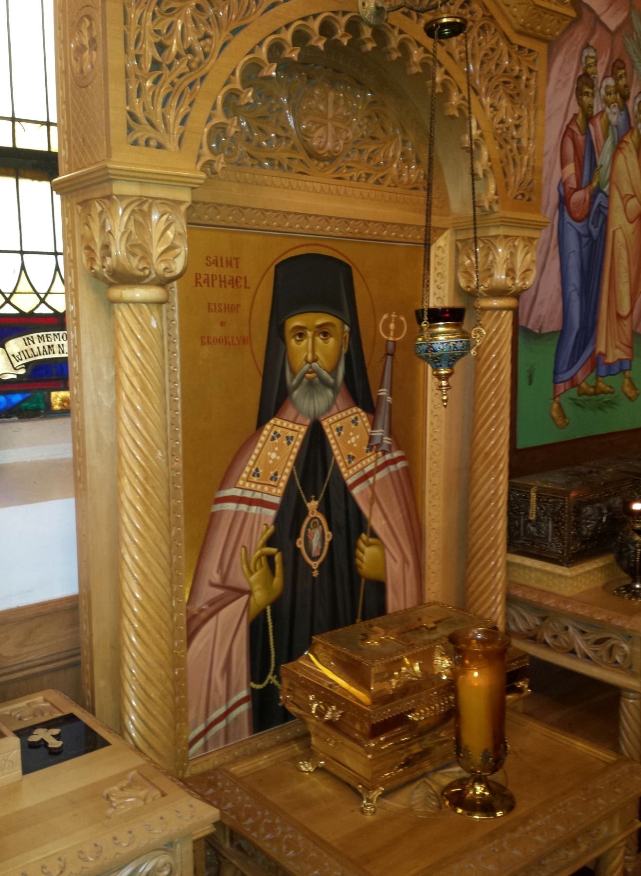 Relics of st. Raphael of Brooklyn