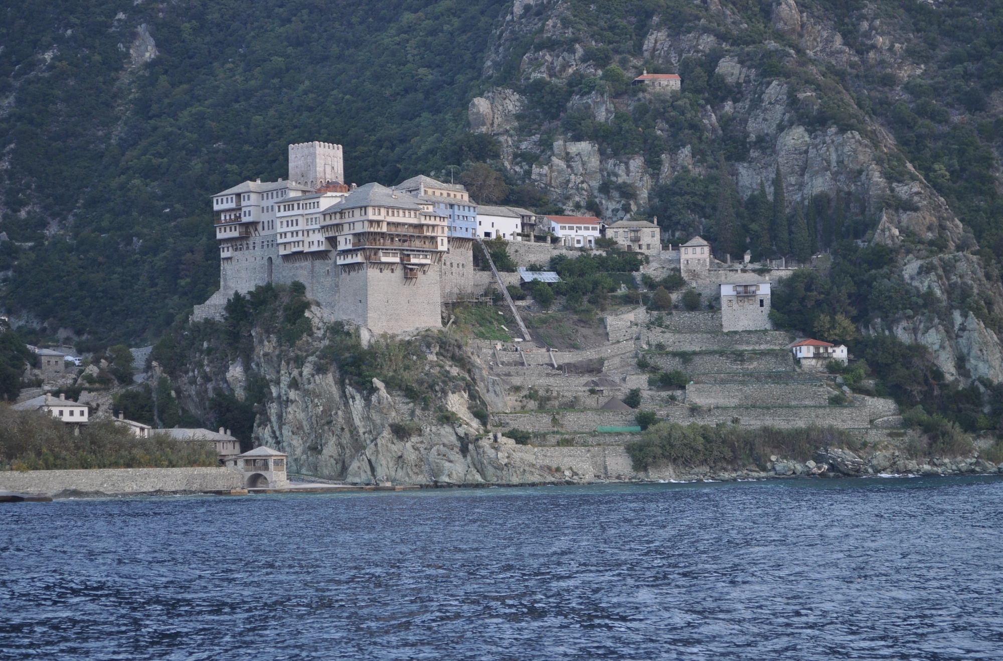 МОНАСТЫРЬ ДИОНИСИАТ - Ιερά Μονή Διονυσίου - Monastery Agios Dionisiou