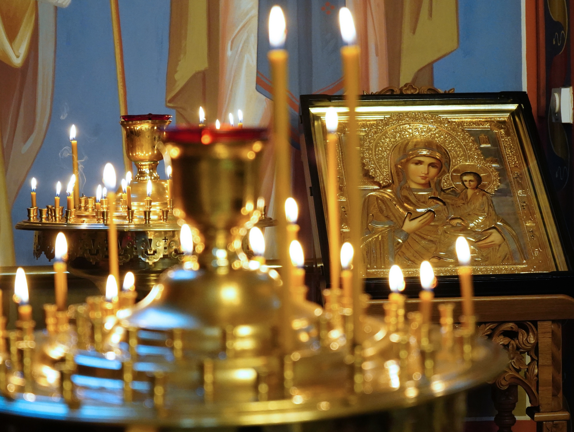 In St. John the Theologian Orthodox monastery church in Supraśl 